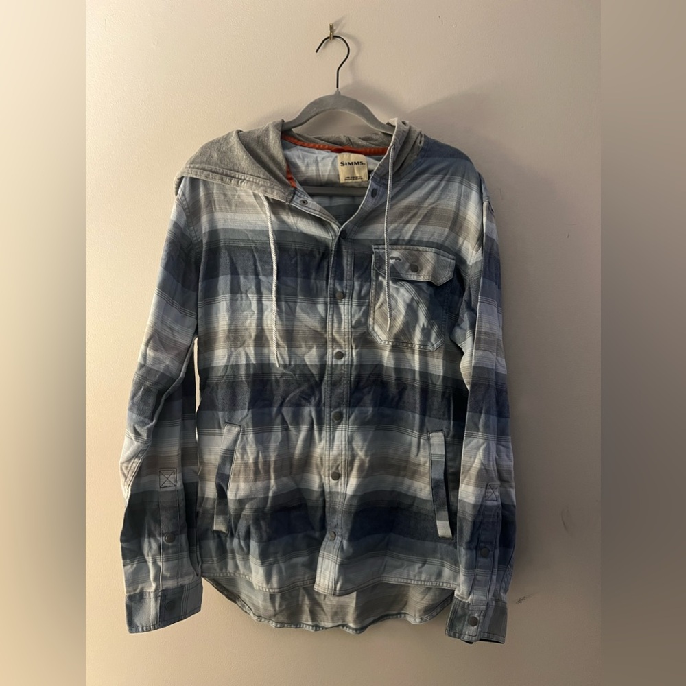 Men’s flannel sweatshirt